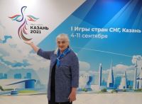 «Серебряный» доброволец Волгограда Галина Георгиевна Кукушкина стала волонтером  I Игр стран СНГ 2021 года