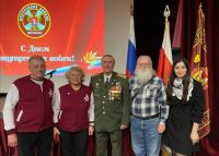 ​26 марта ко Дню внутренних войск в городе-герое росгвардейцев и ветеранов ведомства чествовали в Триумфальном зале музея-панорамы «Сталинградская битва».